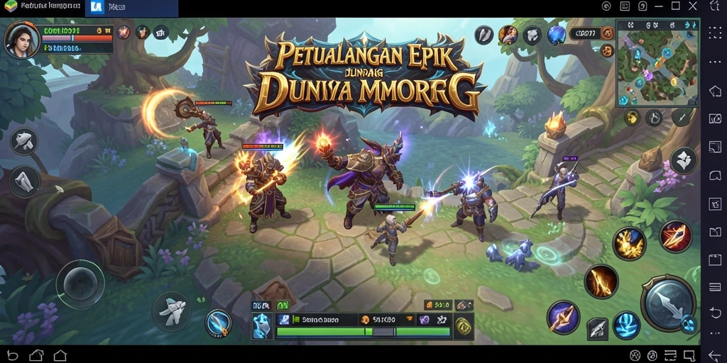 Tangkapan layar C0077 menampilkan aksi seru dalam petualangan MMORPG.