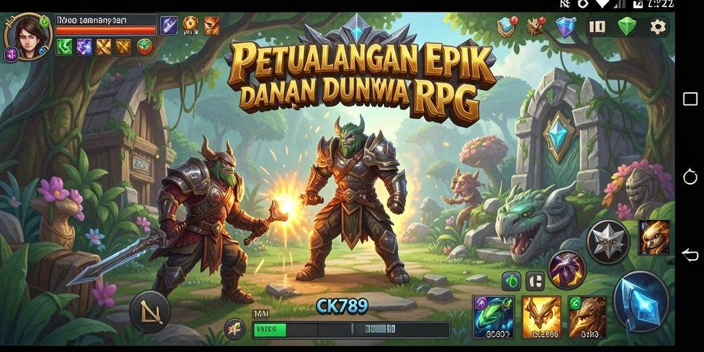 Tampilan aksi mendebarkan dalam CK789 yang menggambarkan pertarungan epik.