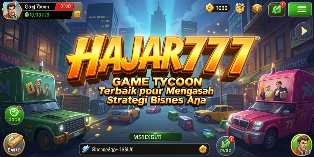 Screenshot utama HAJAR777 menampilkan gameplay Tycoon yang menarik.