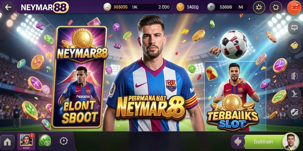 Tampilan menarik dari gameplay <strong>NEYMAR88</strong> dengan tema slot yang beragam.