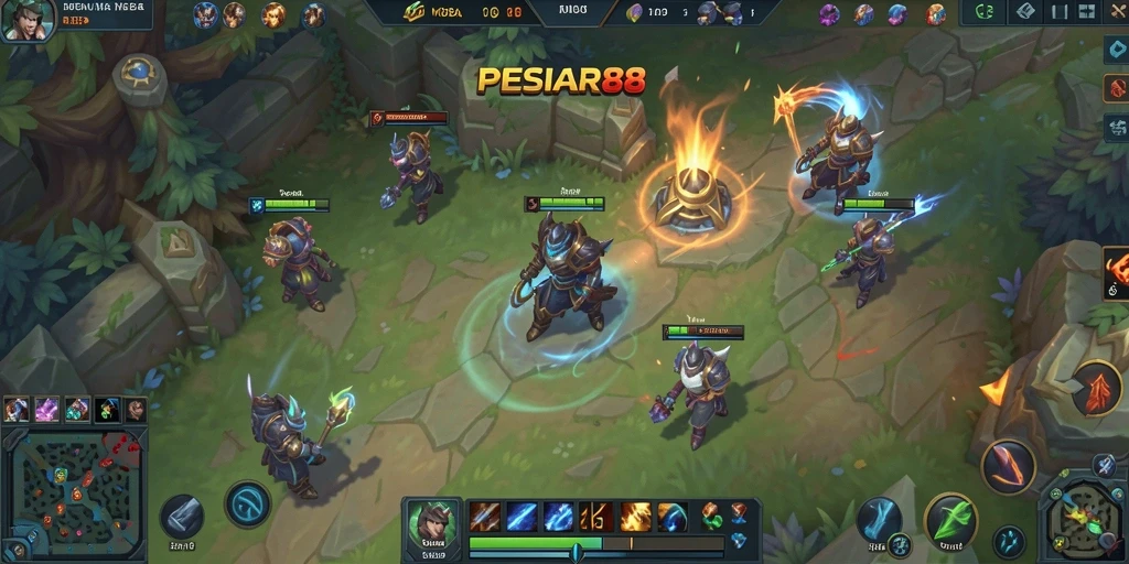 Gameplay seru dan strategis dalam PESIAR88.