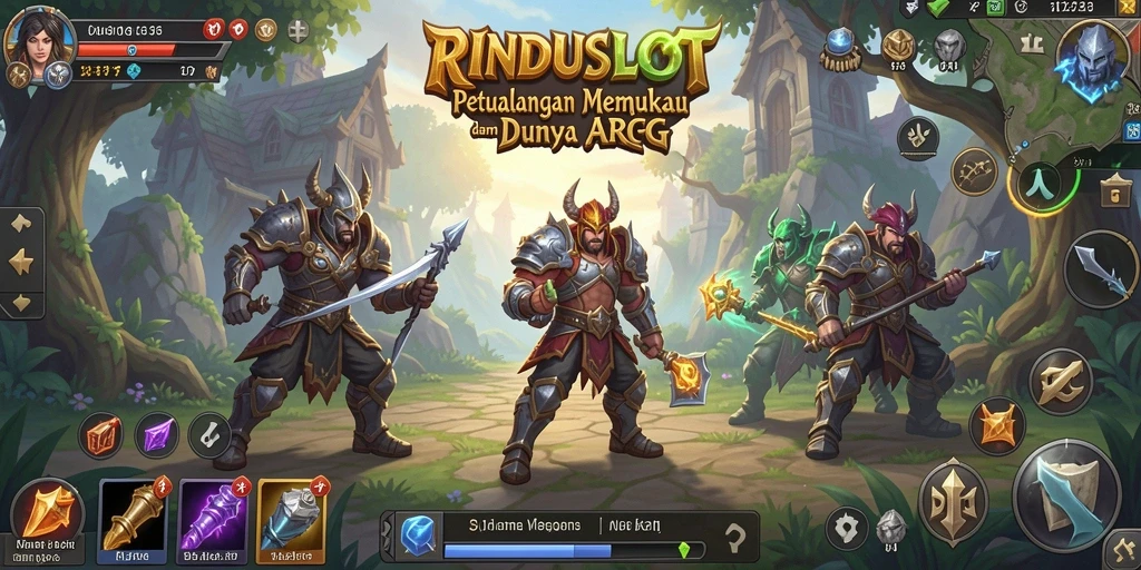 Gameplay RINDUSLOT yang menarik dengan aksi seru.