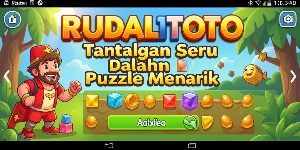 Tampilan gameplay seru dan menantang dari RUDALTOTO.