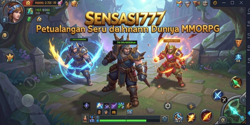 Tampilan gameplay SENSASI777 yang memukau dan mendebarkan.