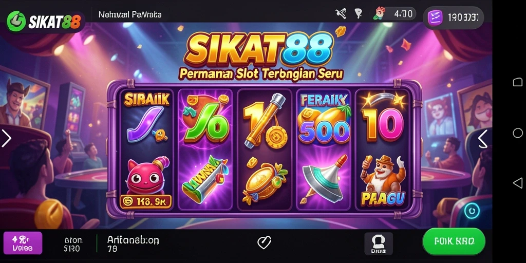Tampilan gameplay menarik dari SIKAT88 dengan efek visual yang mengesankan.